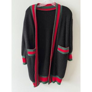 Oversized Cardigan with Pockets Warm Knit